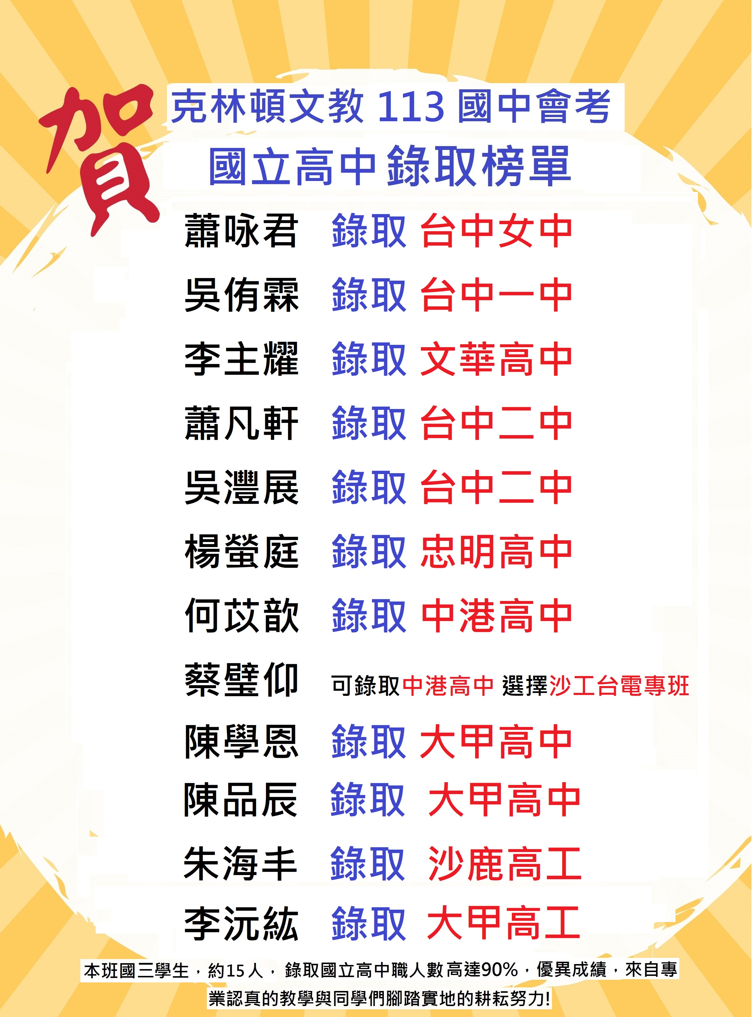 113年國中教育會考